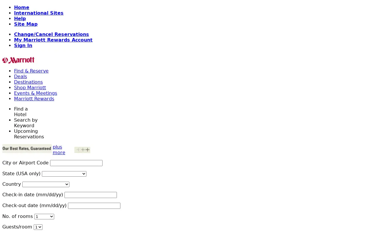 marriott.com in 2009
