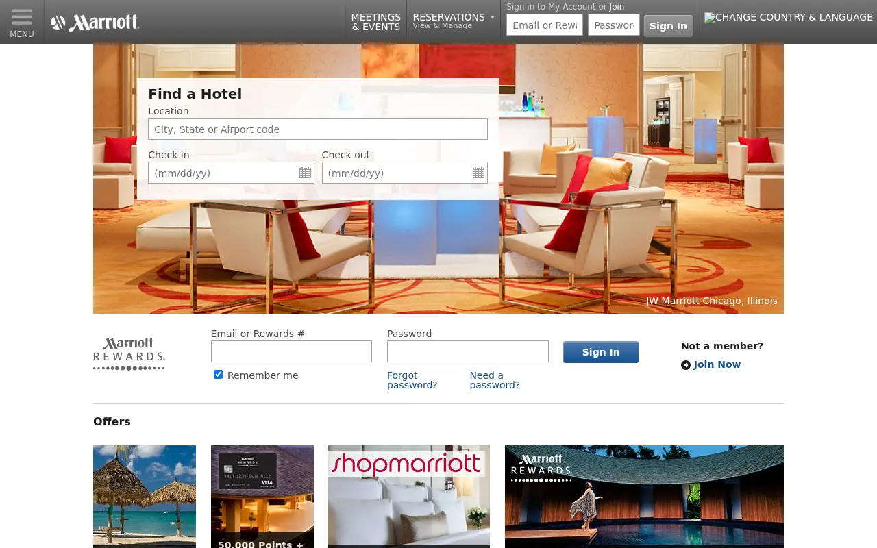 marriott.com in 2014