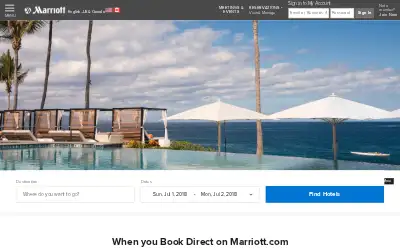 marriott.com in 2018