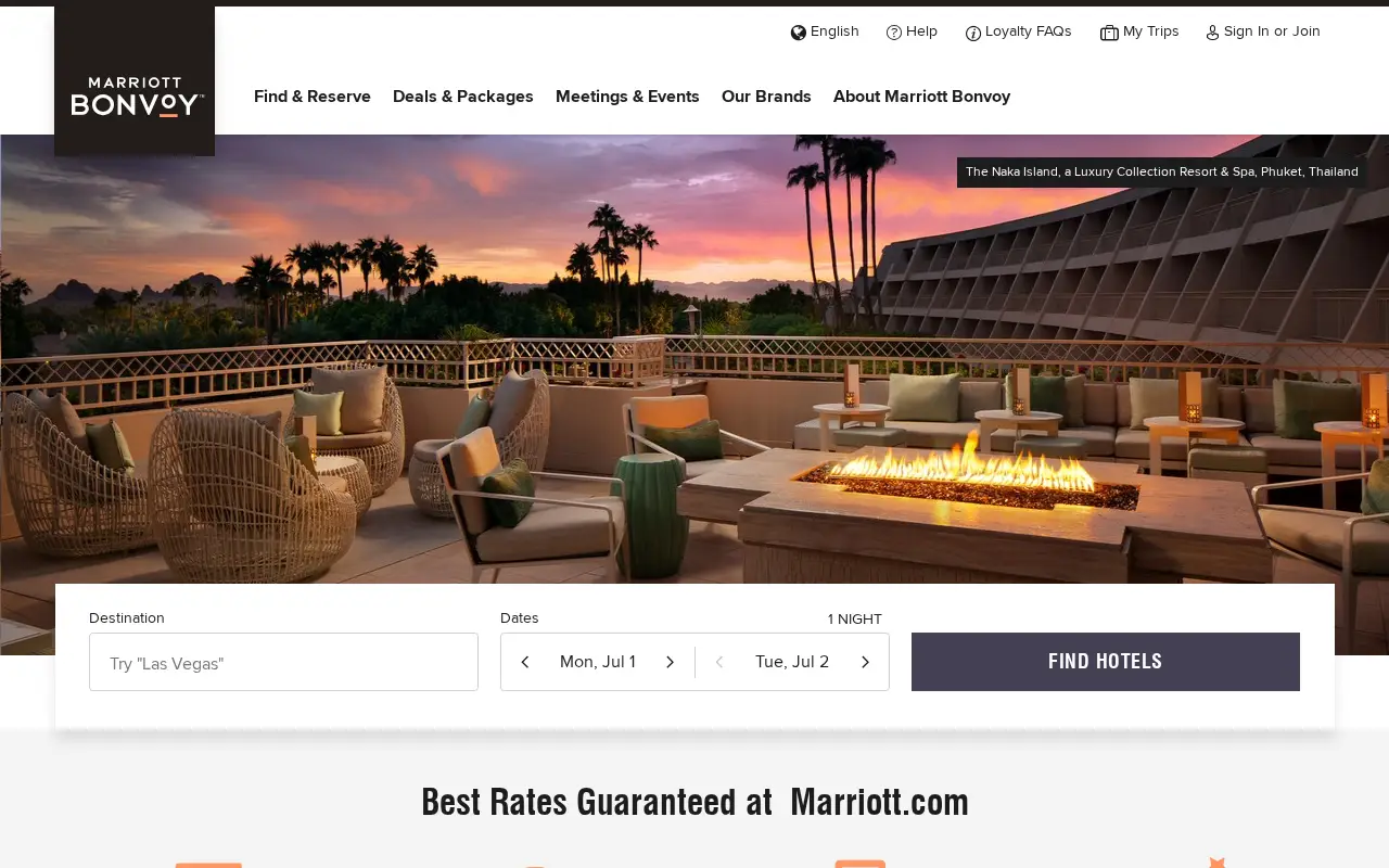 marriott.com in 2019