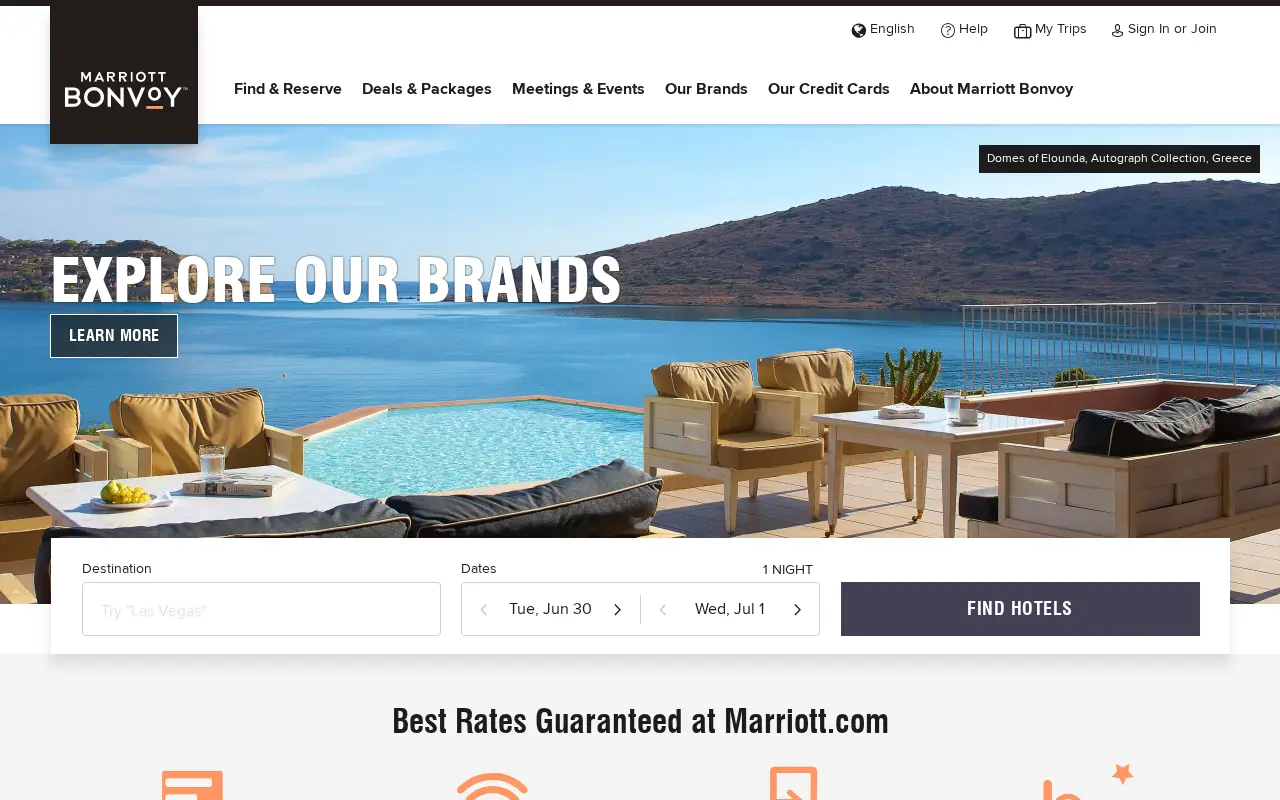 marriott.com in 2020