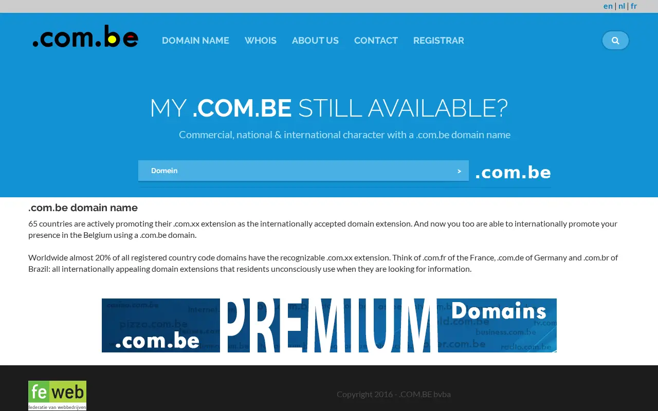 com.be in 2017