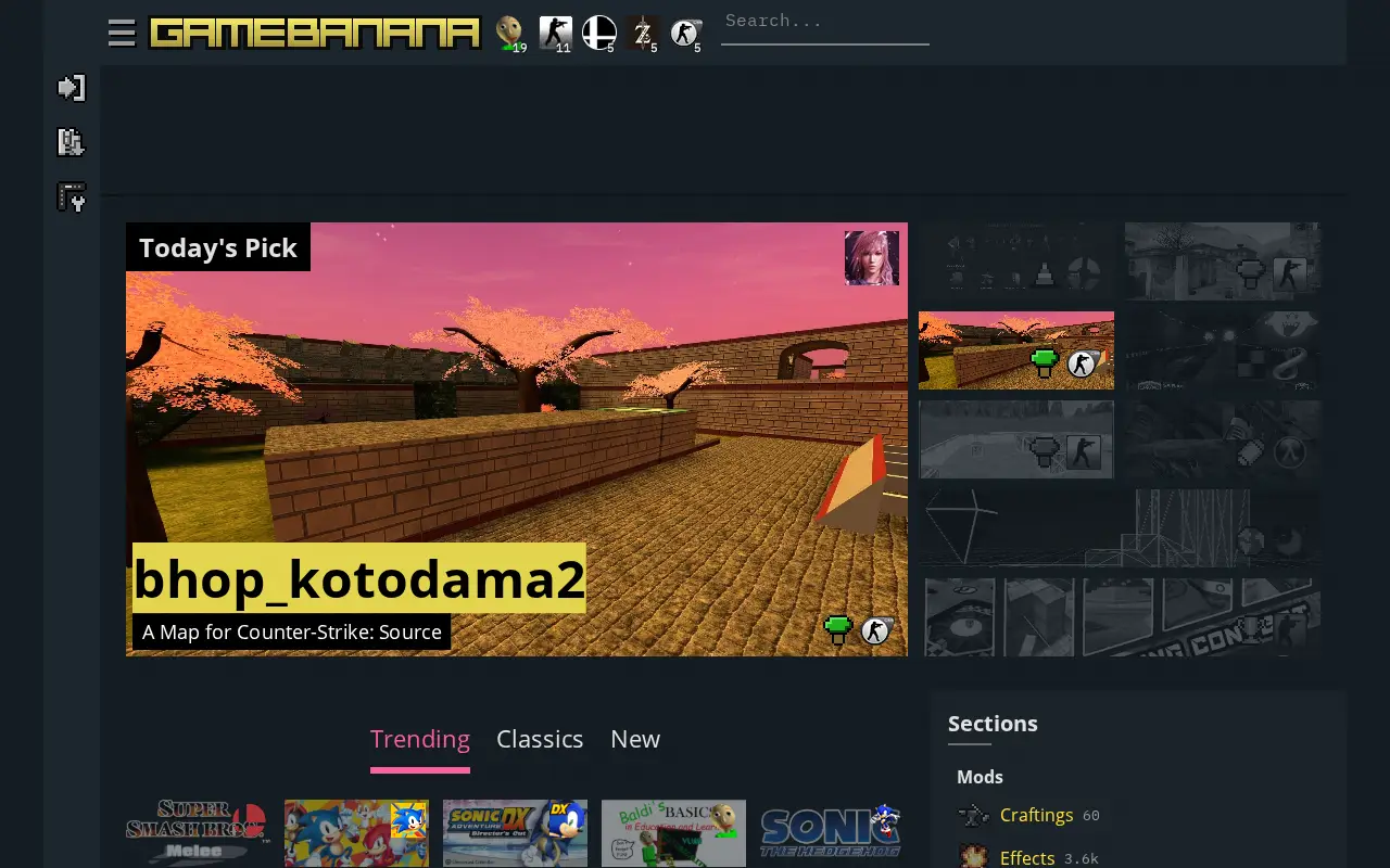 gamebanana.com in 2019
