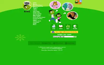 pbskids.org in 2005