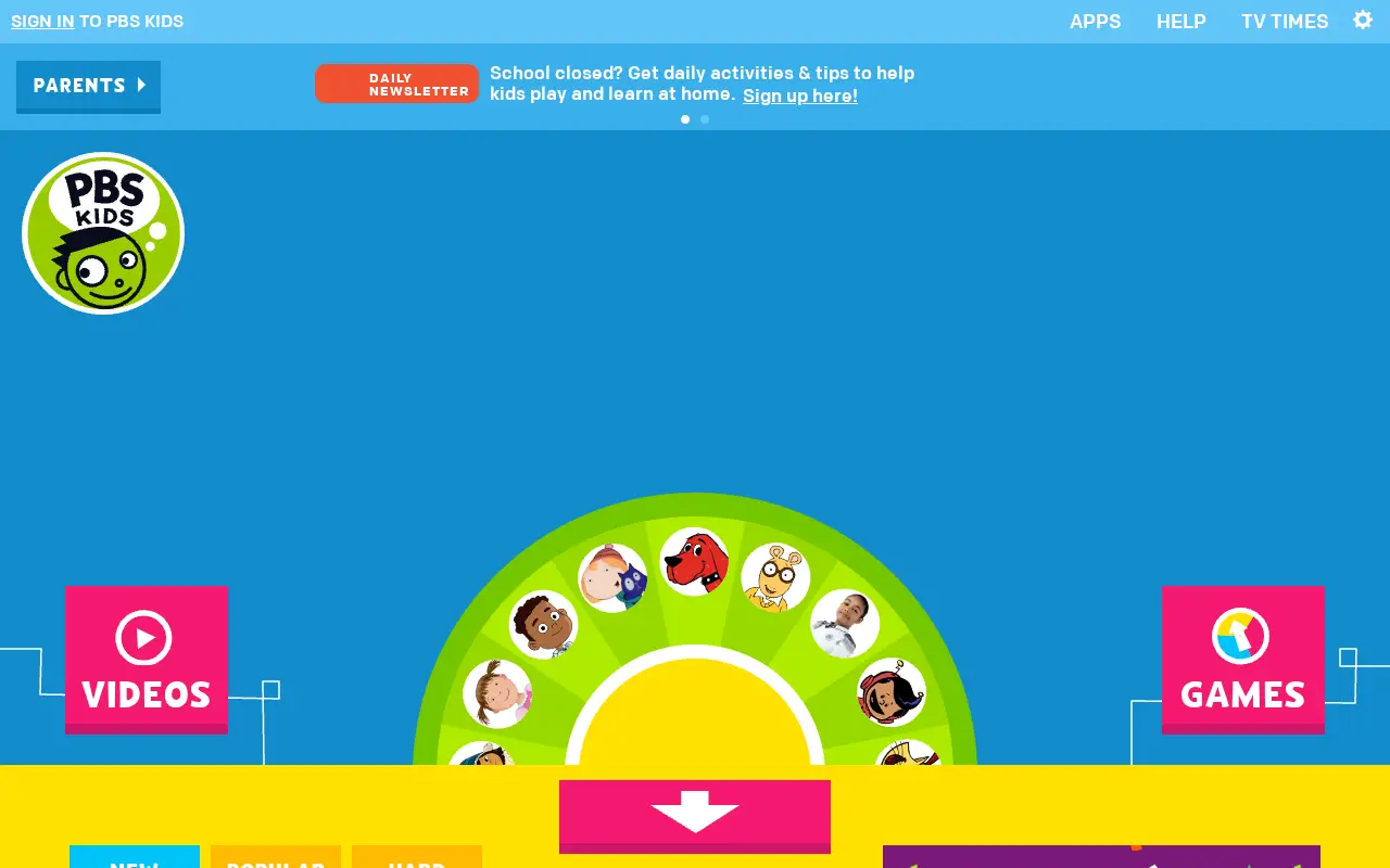 pbskids.org in 2020