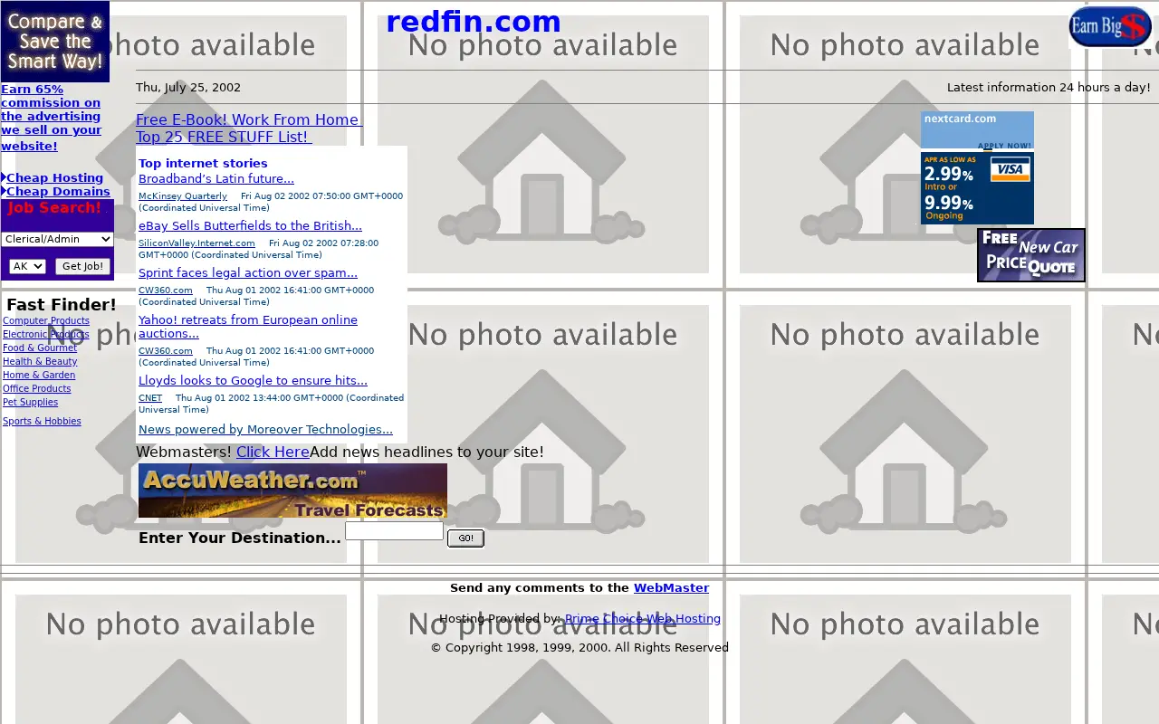 redfin.com in 2002