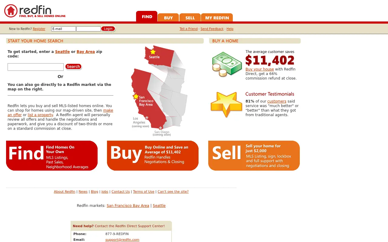 redfin.com in 2006