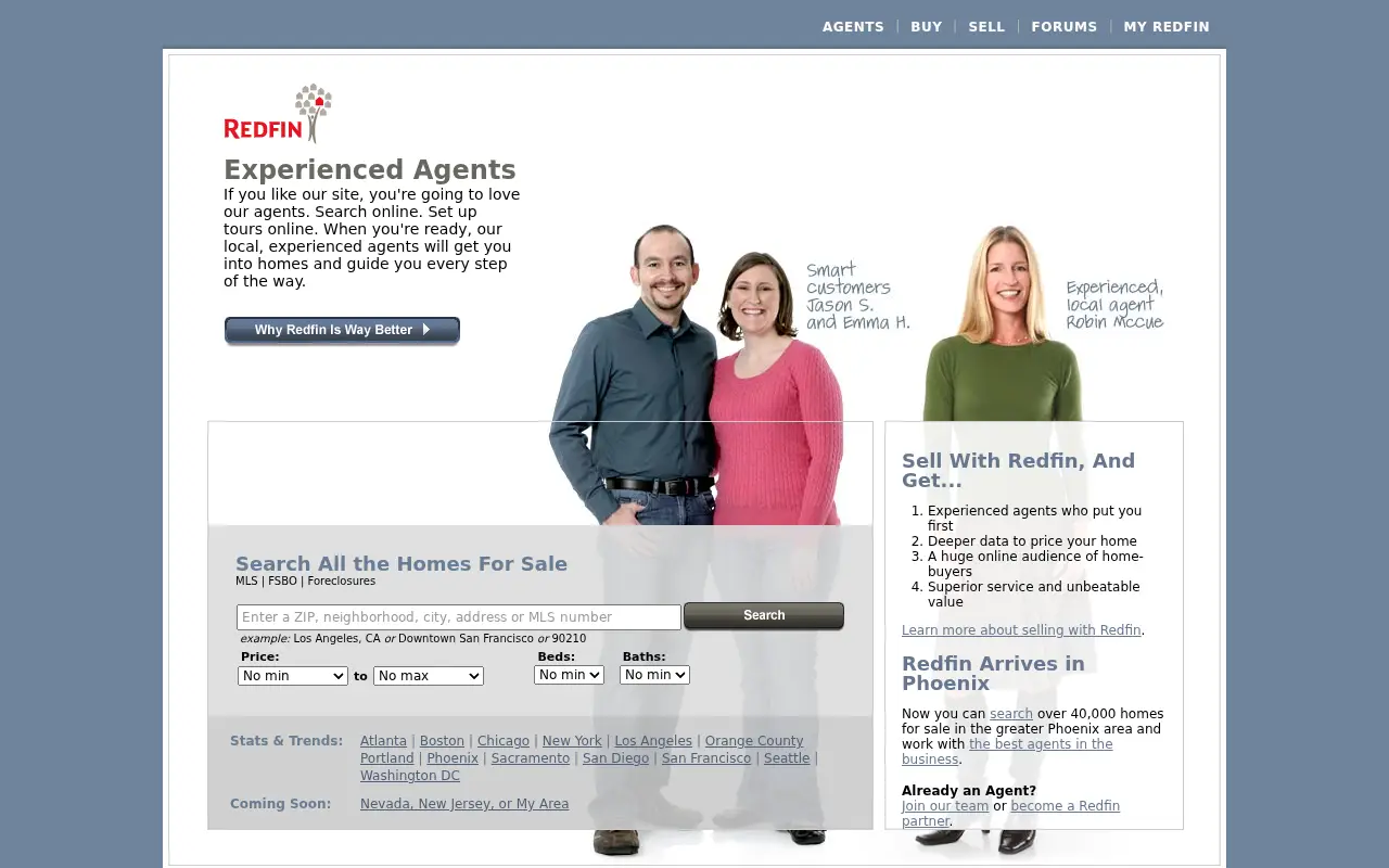 redfin.com in 2010