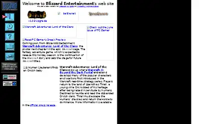 blizzard.com in 1997