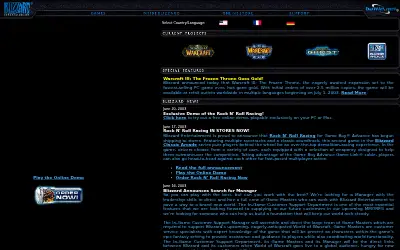 blizzard.com in 2003