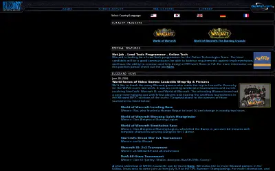 blizzard.com in 2006