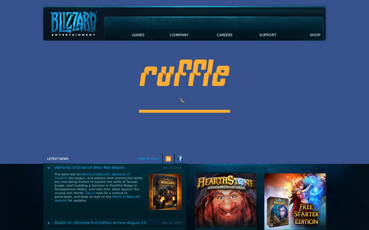 blizzard.com in 2014