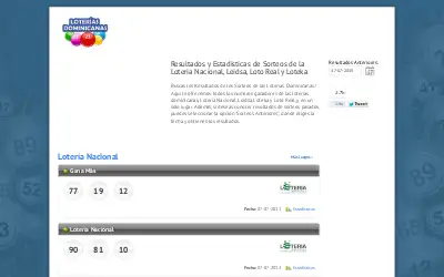 loteriasdominicanas.com in 2013