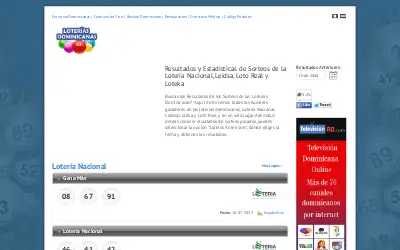 loteriasdominicanas.com in 2014