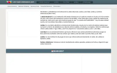 loteriasdominicanas.com in 2017