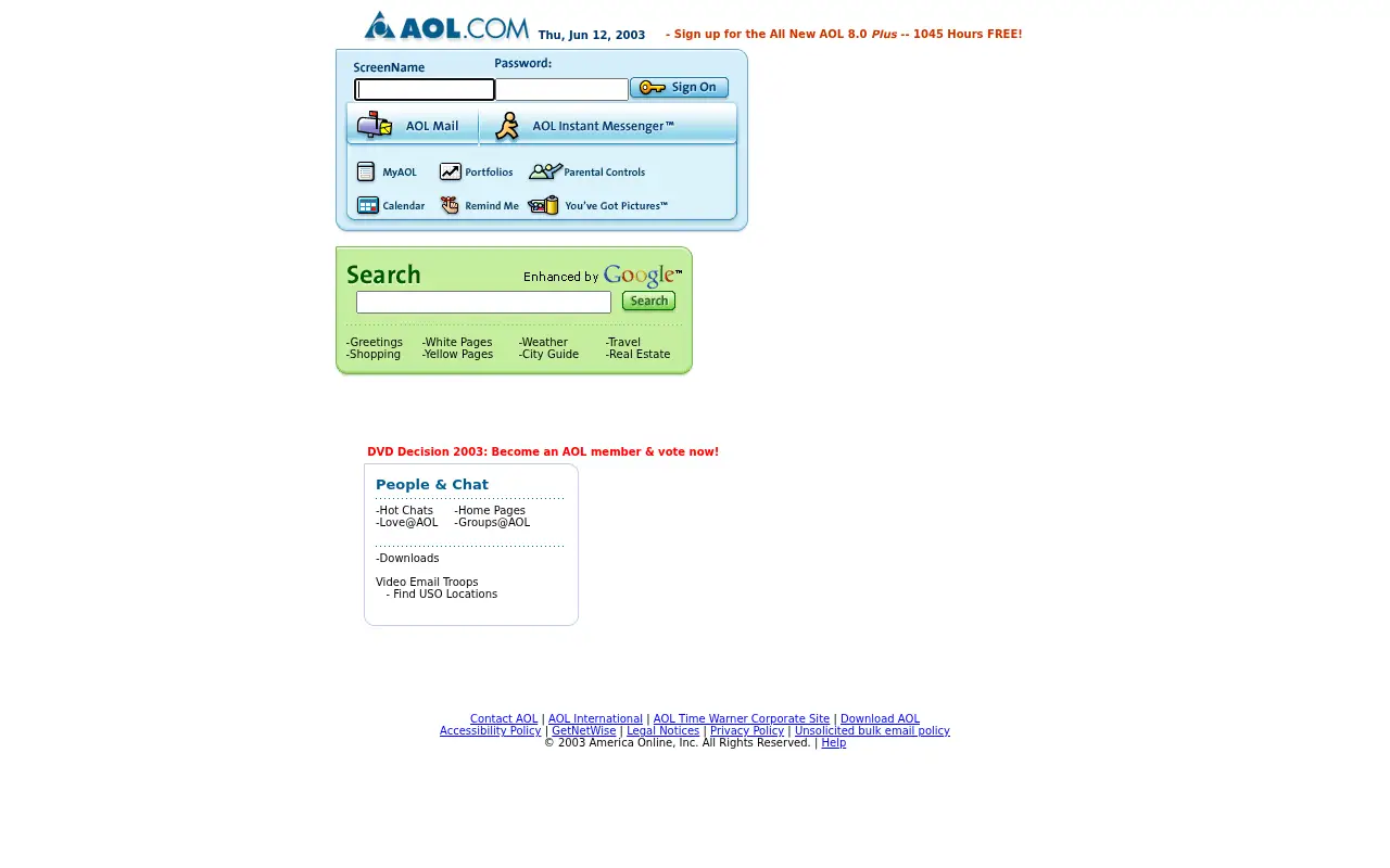 aol.com in 2003