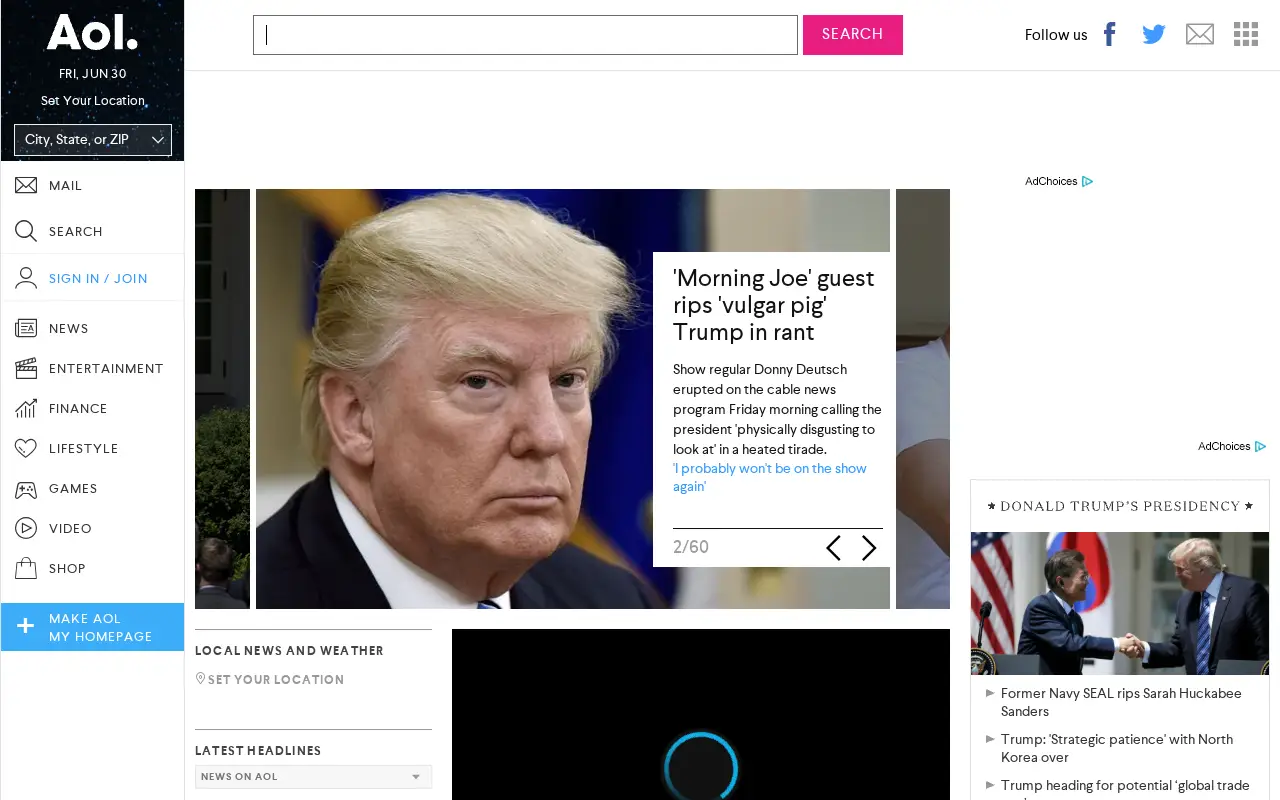 aol.com in 2017
