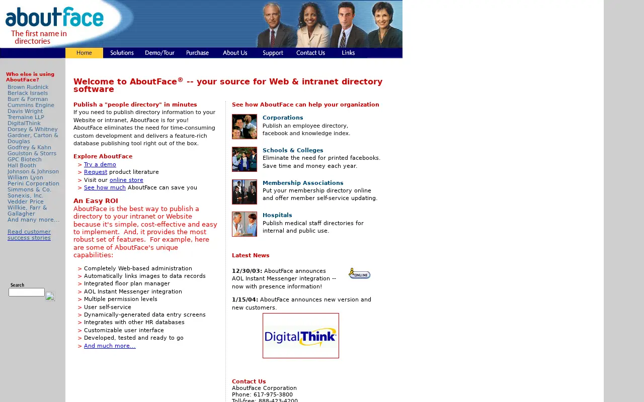 facebook.com in 2004