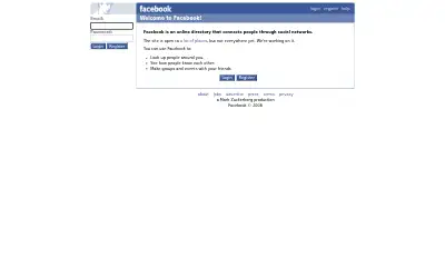 facebook.com in 2006