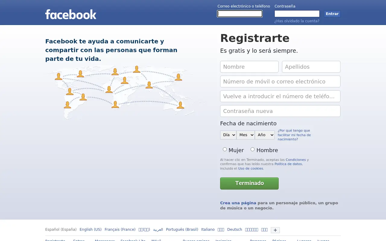 facebook.com in 2016