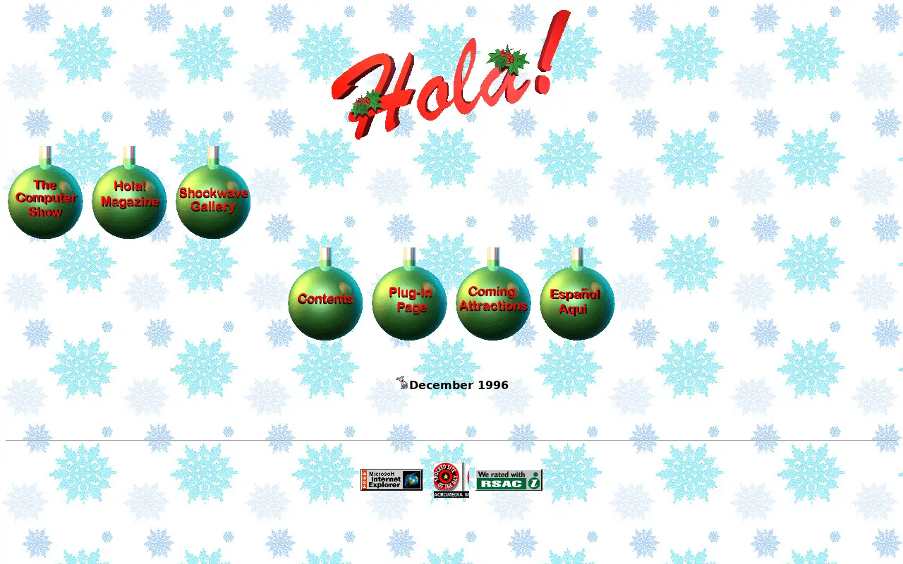 hola.com in 1996
