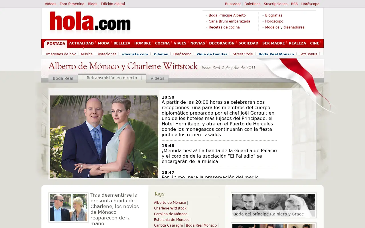hola.com on July 1, 2011