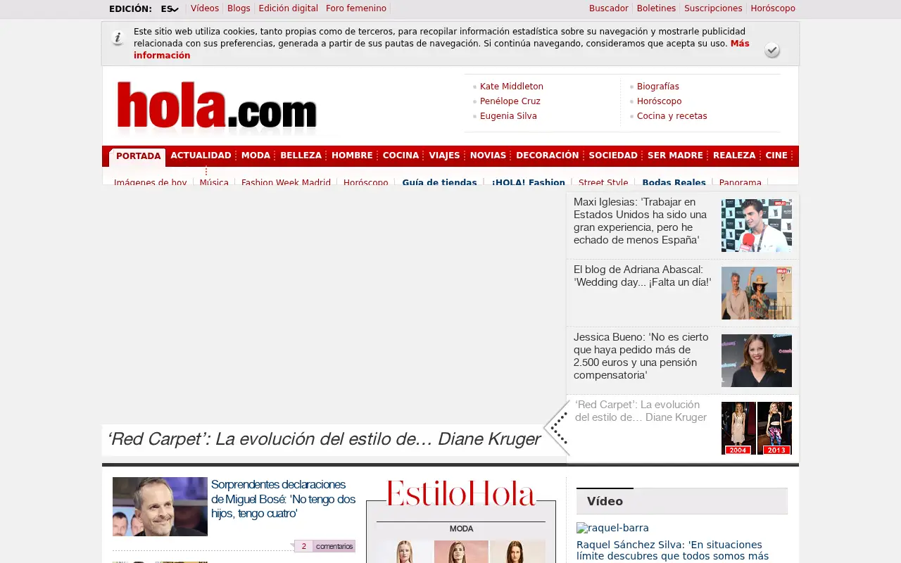 hola.com in 2013
