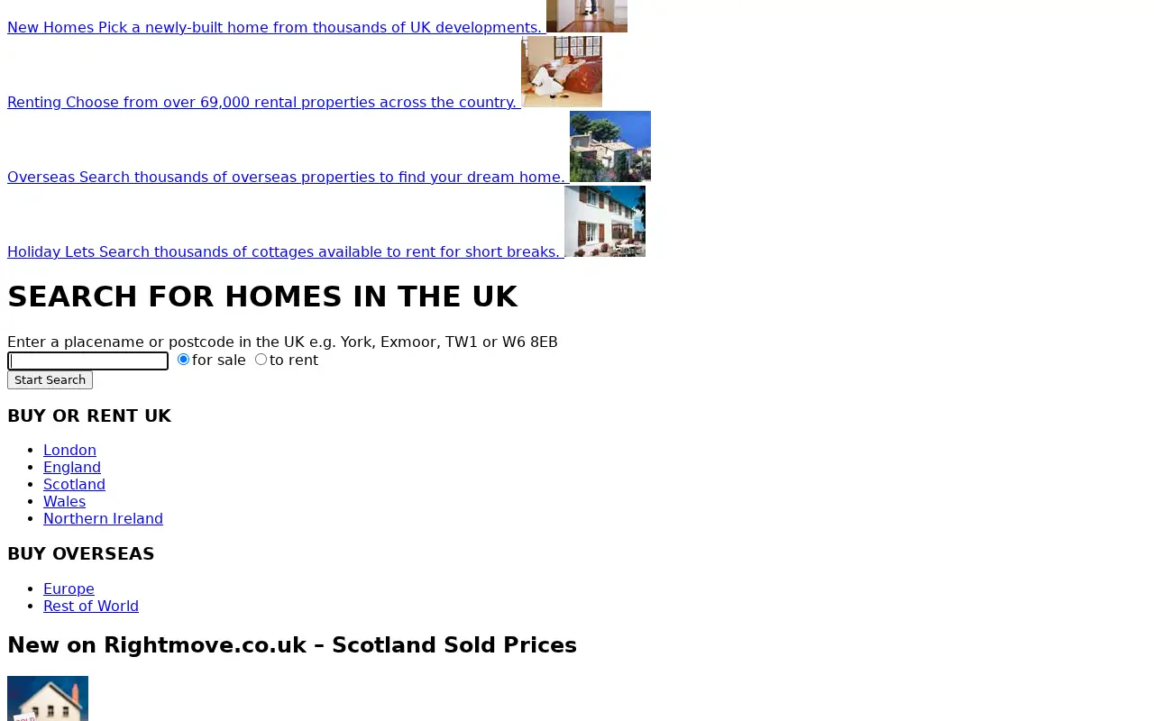rightmove.co.uk in 2005