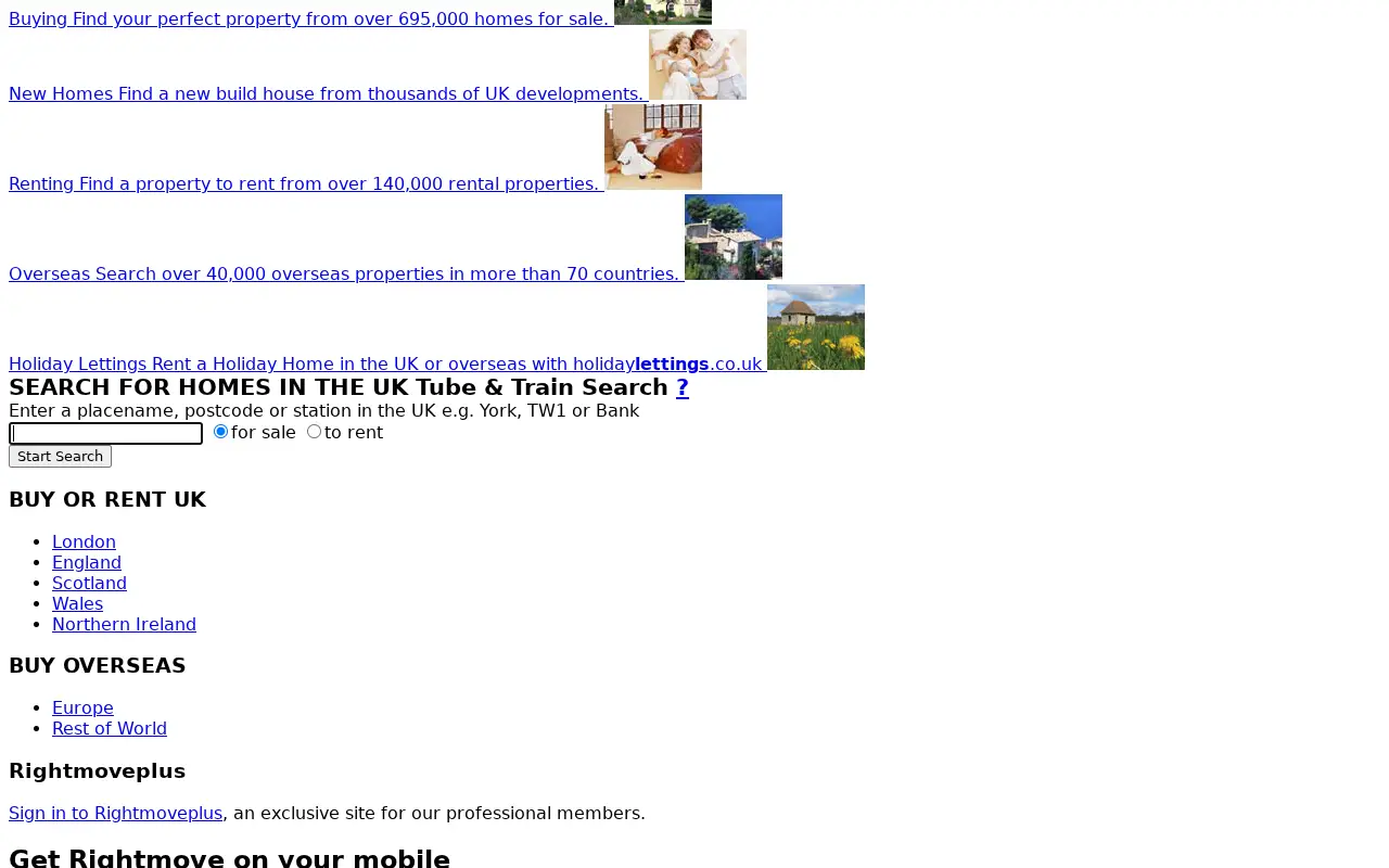 rightmove.co.uk in 2007