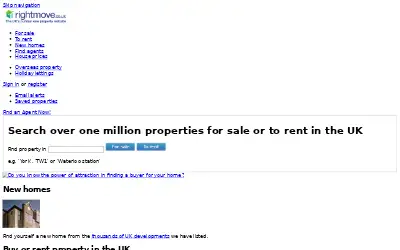 rightmove.co.uk in 2008