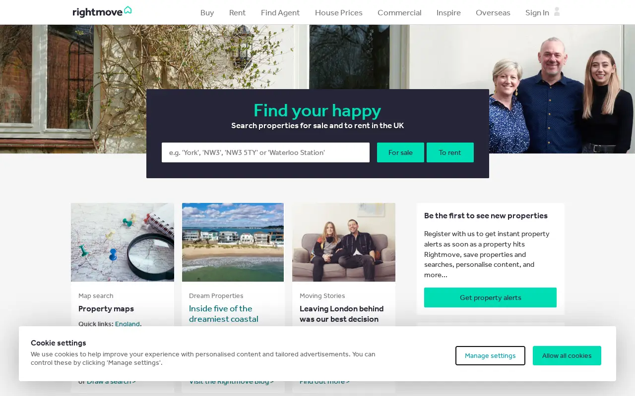 rightmove.co.uk in 2020