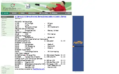 flashscore.com in 2007