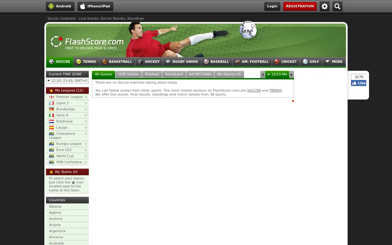 flashscore.com in 2017