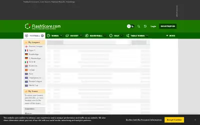 flashscore.com in 2020