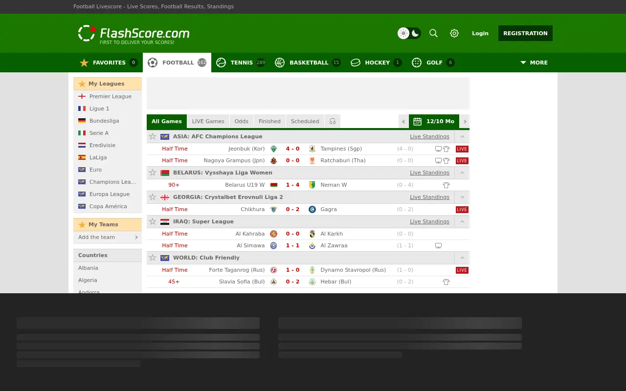 flashscore.com on July 1, 2021
