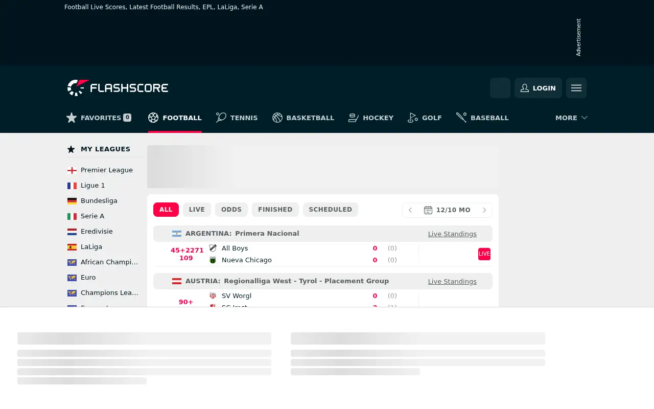 flashscore.com on July 1, 2022