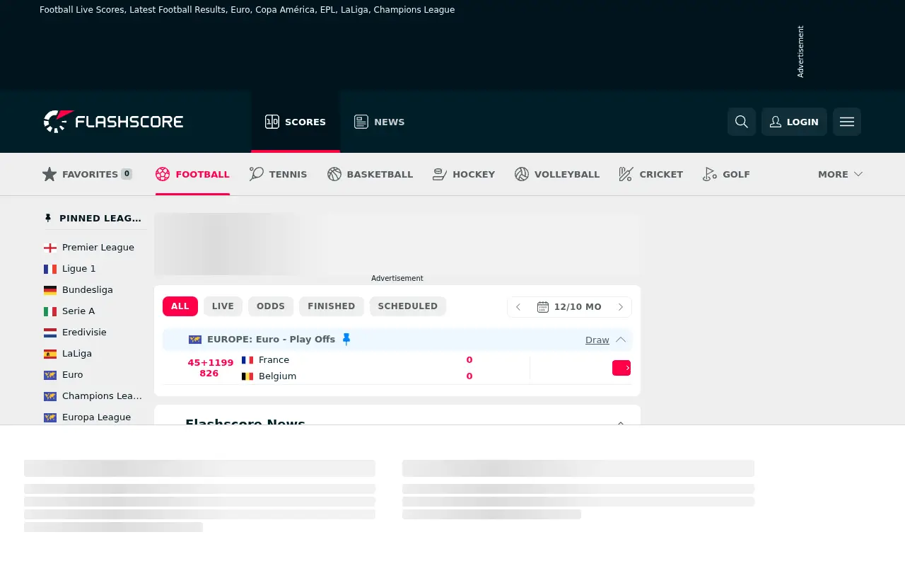 flashscore.com on July 1, 2024