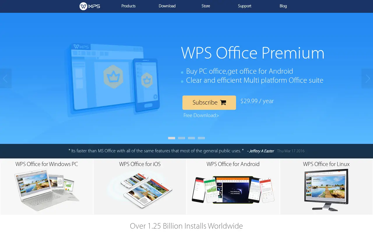 wps.com in 2017