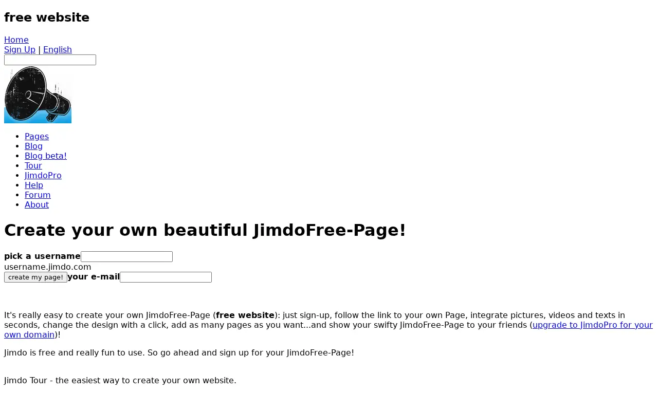 jimdo.com in 2008