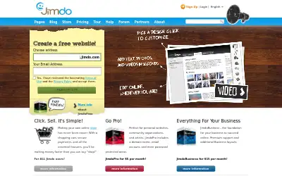 jimdo.com in 2010