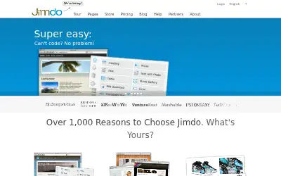 jimdo.com in 2012