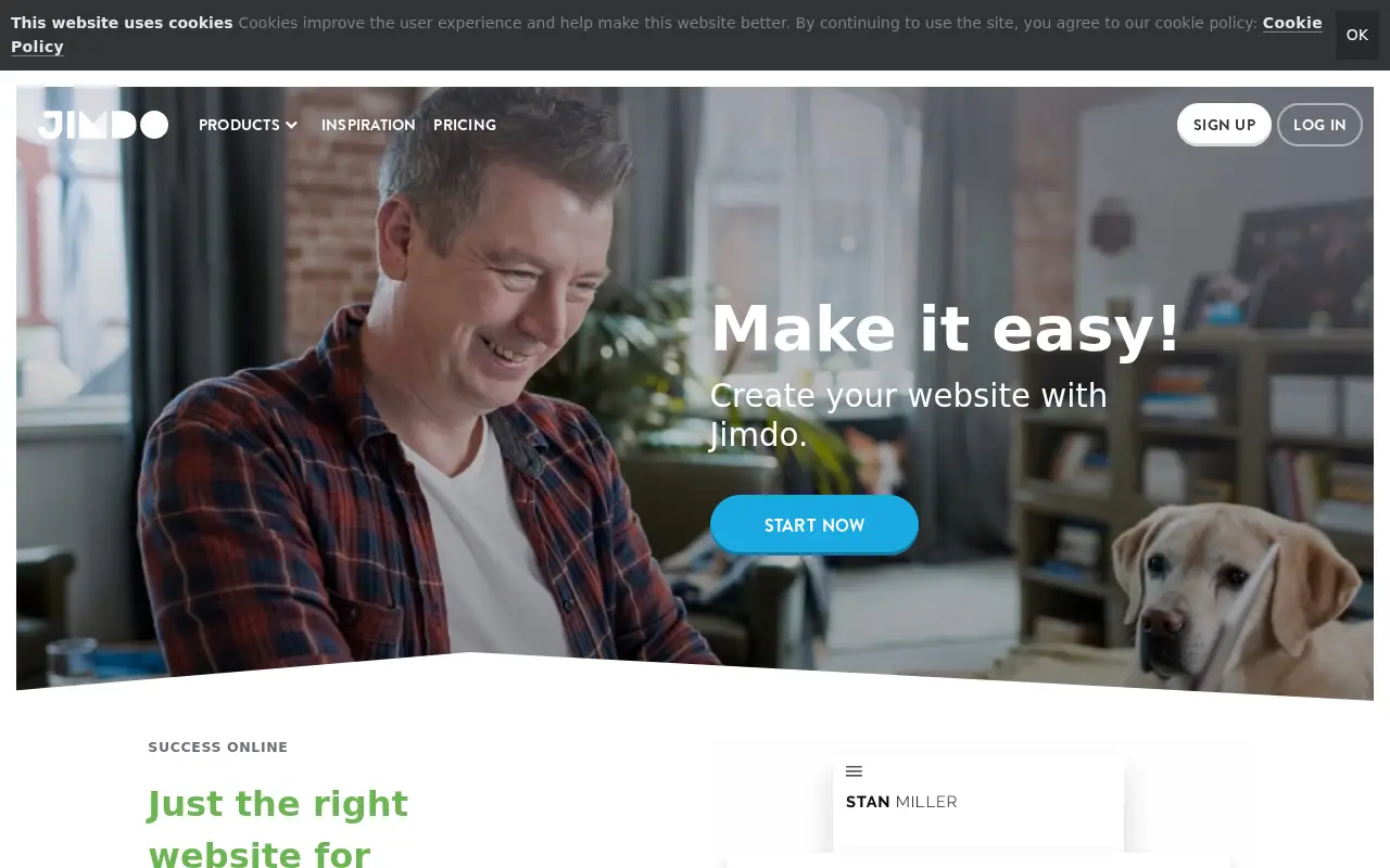 jimdo.com in 2018