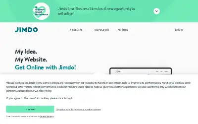jimdo.com in 2020