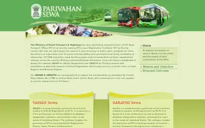 parivahan.gov.in in 2011