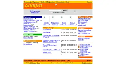 allegro.pl in 2000