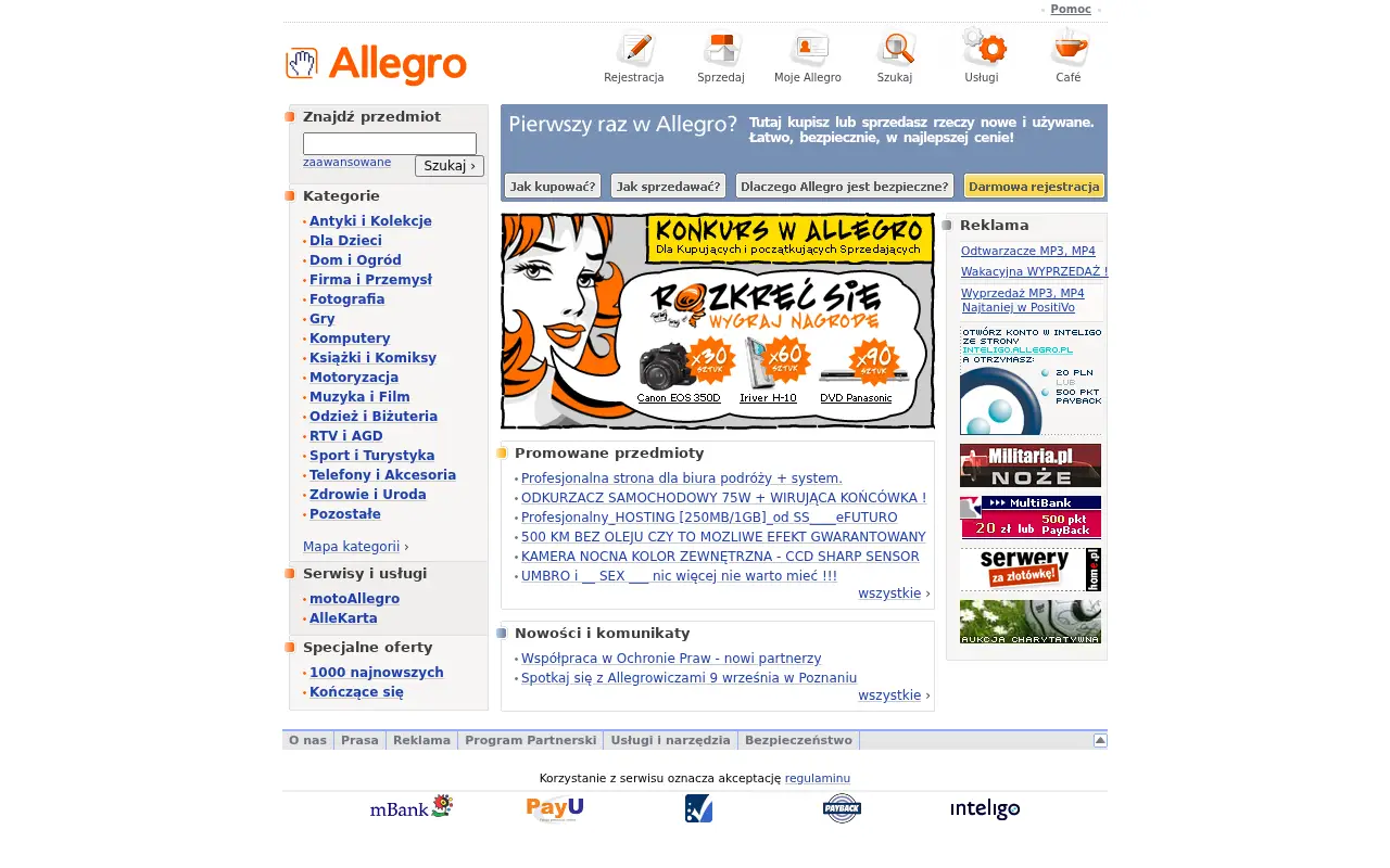 allegro.pl in 2006