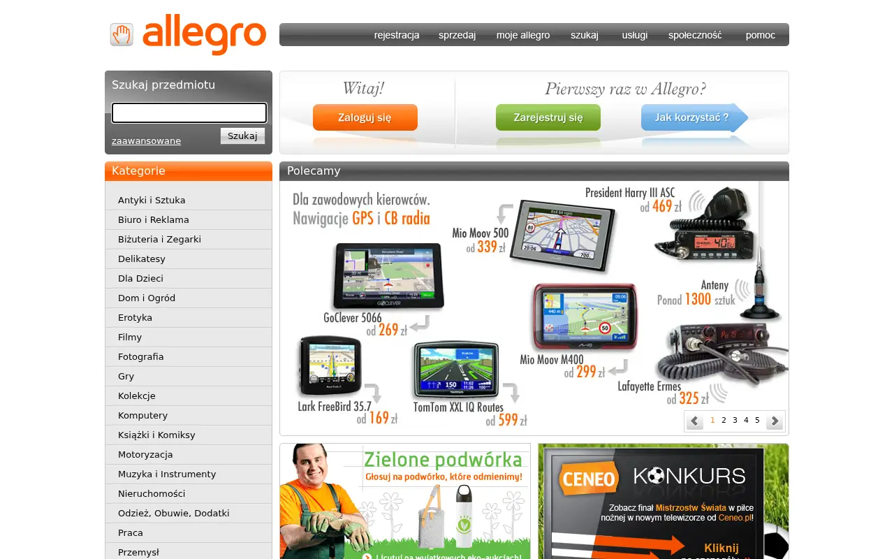 allegro.pl in 2010