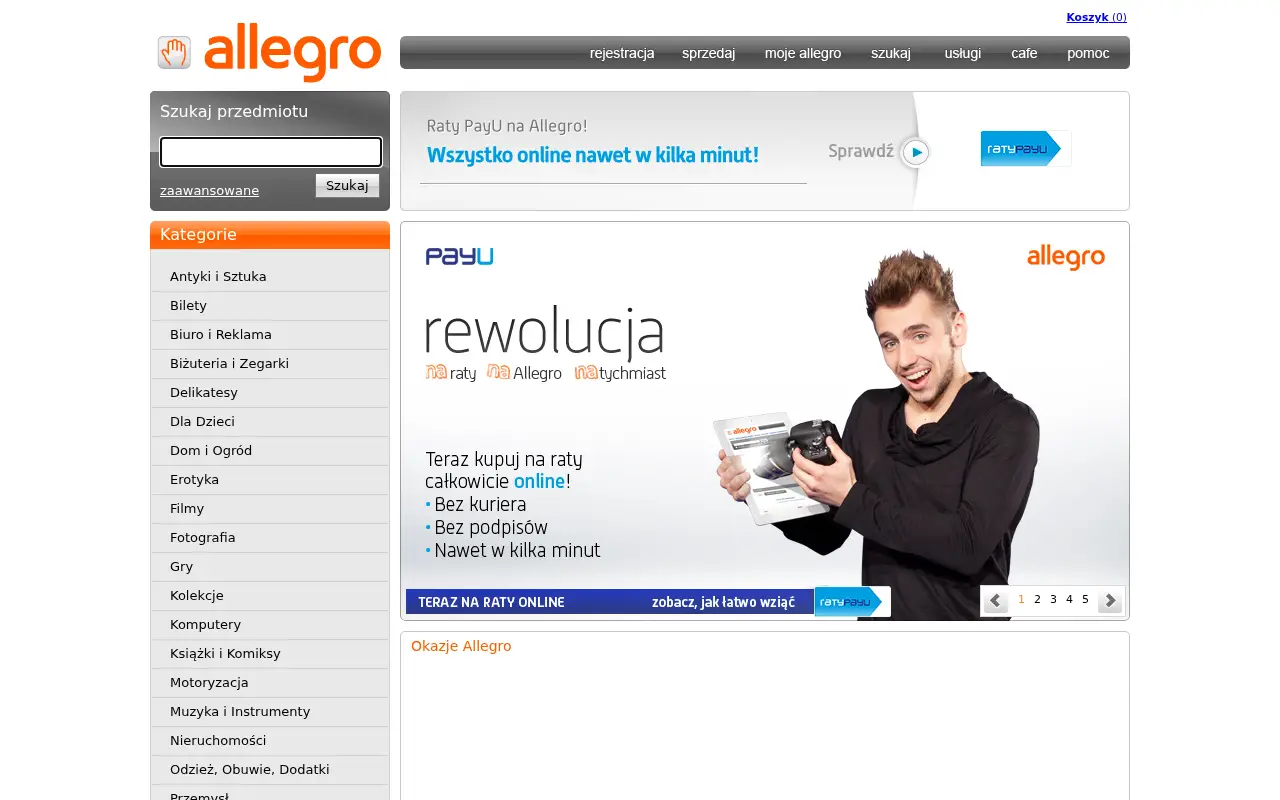allegro.pl in 2012