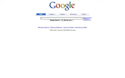 google.com in 2003
