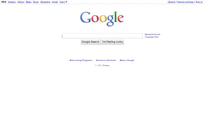 google.com in 2010